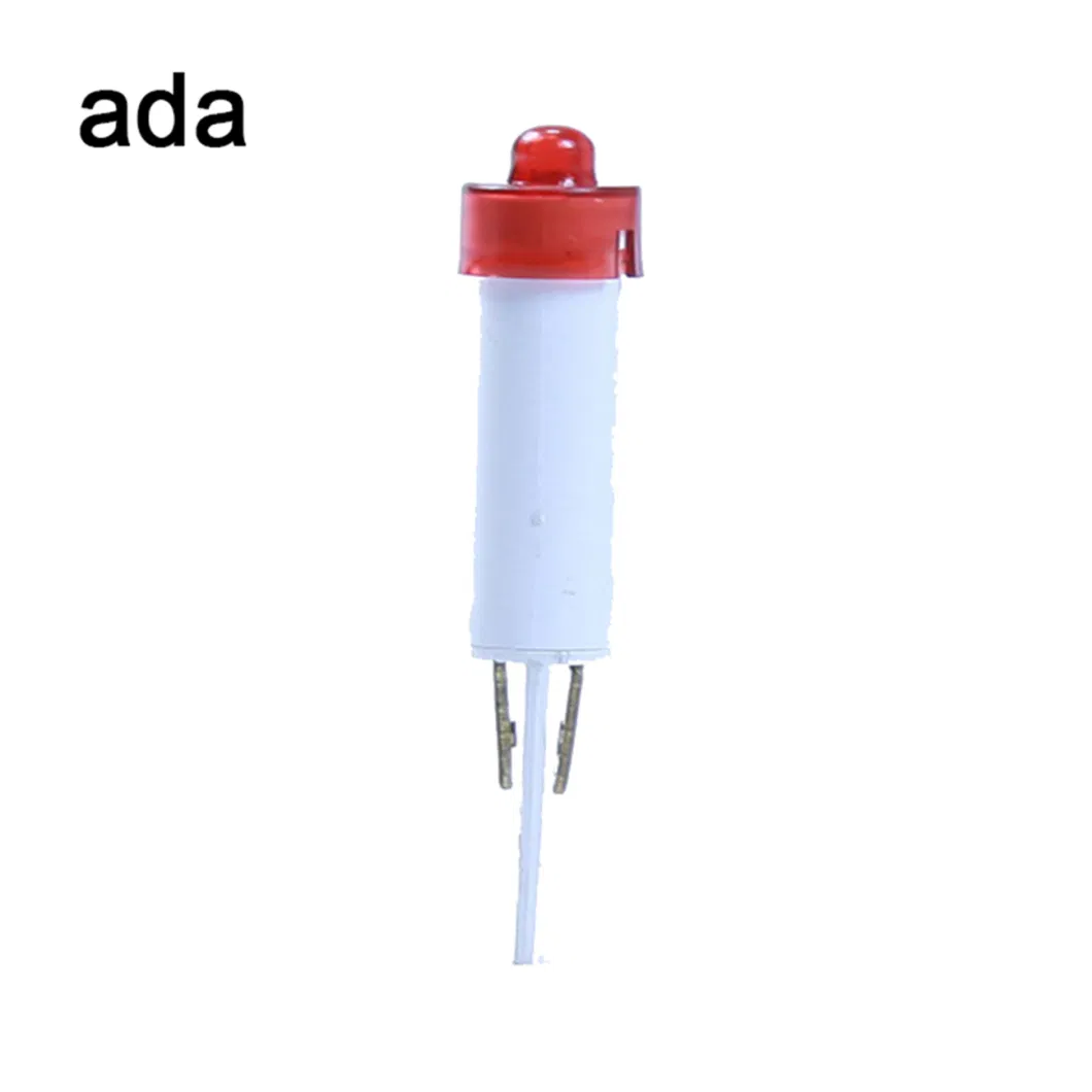 A-15 12v luz indicadora roja 0.3w panel eléctrico luces indicadoras 0
