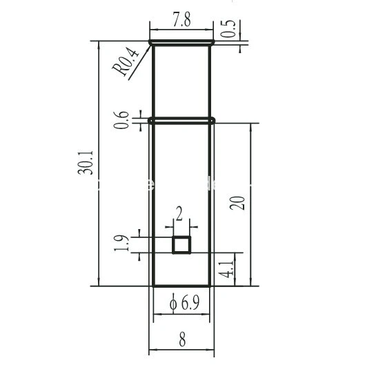 Lámpara de neón blanca A-06-3 230v Indicador de neón 15000HRS Vida útil 0
